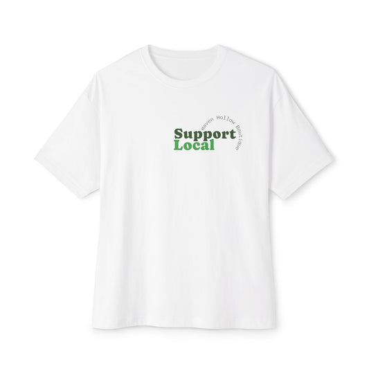 Support Local "Haven Hollow Boutique" Tee — Rustic Cottage Graphic T-Shirt