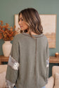 Cozy Camo Color Block Pullover