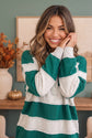 Boyfriend Striped Rugby Polo