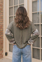 Cozy Camo Color Block Pullover