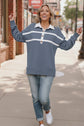 Prep School Chic Slate Blue Polo